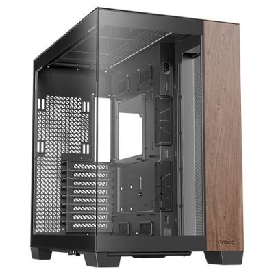 2. Antec C8 Full-Tower-Computergehäuse aus Holz, Schwarz