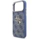 6. Guess 4G Big 4G Classic Logo Big Strap Metal Buttons Hülle für iPhone 18 Pro Max / 17 Pro Max – blau