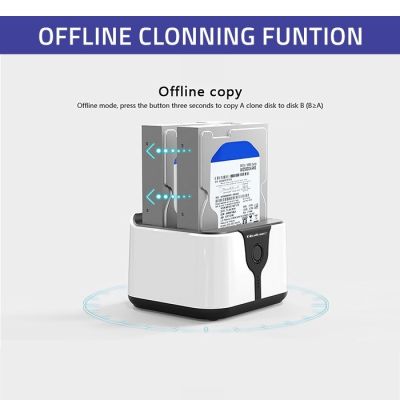 3. QOLTEC DOCKINGSTATION FÜR HDD-/SSD-LAUFWERKE 2.5" 3.5" | SATA III | USB 3.0 | SUPER SPEED 5GB/S | MIT OFFLINE-KLONFUNKTION
