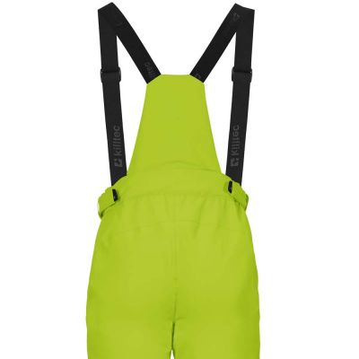 5. Killtec Enosh Herren Skihose grün atmungsaktiv wasserdicht mit verstellbaren Hosenträgern gelb (30920/766)