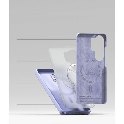 6. Ringke Silikon MagSafe Hülle für Samsung Galaxy S26 Ultra - Lila
