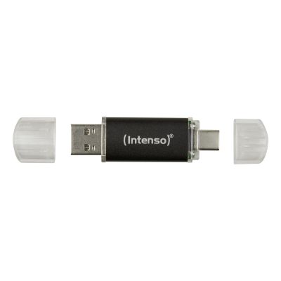 3. Intenso Twist Line USB-Stick 128 GB USB Typ-A / USB Typ-C 3.2 Gen 1 (3.1 Gen 1) Anthrazit