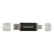 3. Intenso Twist Line USB-Stick 128 GB USB Typ-A / USB Typ-C 3.2 Gen 1 (3.1 Gen 1) Anthrazit