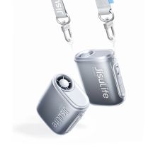 Jisulife Nackenventilator 5 4500mAh Mini-Ventilator mit Trageschlaufe - Schwarz