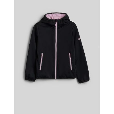 8. Softshelljacke mit winddichter Membran, Größe 5000, Mädchen, 4F 4FJRAW26TSOFF0738-20S