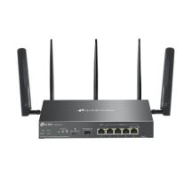 TP-Link Omada ER706W-4G WLAN-Gigabit-Ethernet-Dualband-Router (2,4 GHz/5 GHz) Schwarz