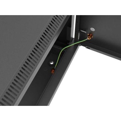 14. LANBERG Wandregalschrank 19" 4U 600X600 Schwarze Metalltür (Bausatz)