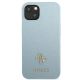 3. Guess GUHCP13MPS4MB iPhone 13 6.1" Blau/Blau Hardcase Saffiano 4G Small Metal Logo