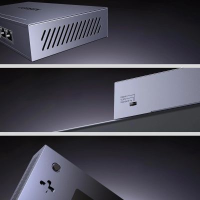 6. Ugreen 6-Port 1Gb/s Ethernet-Switch mit PoE – Grau