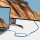 10. Ugreen US372 80810 USB-C – USB-C PD QC-Kabel 100 W 5 A 10 Gbit/s 0,5 m – Grau