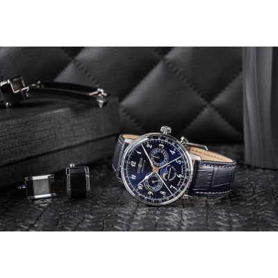 5. Herrenarmbanduhr ZEPPELIN LZ129 Hindenburg 7036-3 + BOX