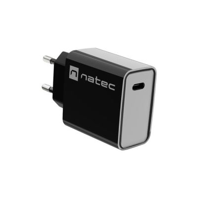 2. NATEC RIBERA USB-C 20W POWER DELIVERY SCHWARZES LADEGERÄT NUC-2060