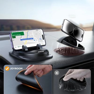 9. Joyroom JR-ZS354 Telefonhalter mit Saugnapf für Auto, Büro, Zuhause – Schwarz