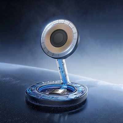 11. Baseus EnerFill FF11 15W Faltbares Induktionsladegerät mit 20W Netzteil und 1m USB-C-Kabel – Schwarz