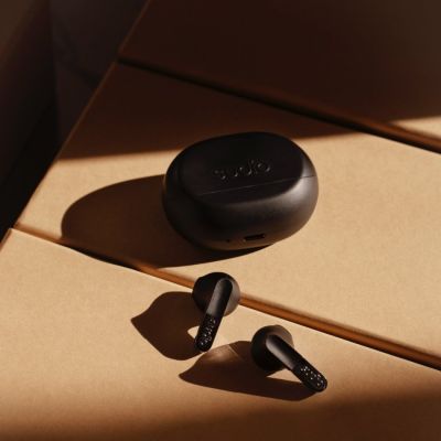 7. Studio N3BLK Kopfhörer/Headset Kabelloses In-Ear-Bluetooth-Headset für Anrufe/Musik Schwarz