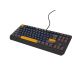 10. GENESIS THOR 230 TKL Gaming-Tastatur USB + RF Wireless + Bluetooth QWERTY Schwarz, Blau, Grau, Orange