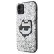 2. Karl Lagerfeld KLHCN61G2CPS iPhone 11 / Xr 6,1" Silber/Silber Hardcase Glitter Choupette Patch