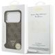 8. Guess 4G Triangle Logo MagSafe Hülle für iPhone 17 Pro - Braun