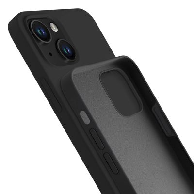 10. iPhone 14 Plus 3mk Silikonhülle Serie – Schwarz