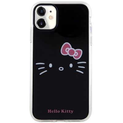 3. Hello Kitty IML Kitty Face Hülle für iPhone 11 / Xr – Schwarz