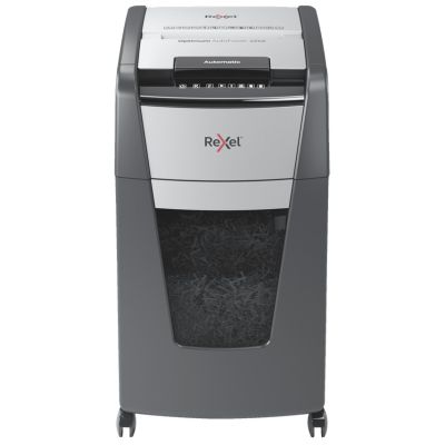 Rexel Optimum AutoFeed+ 225X Aktenvernichter (P-4), 225 Blatt, 60-Liter-Auffangbehälter