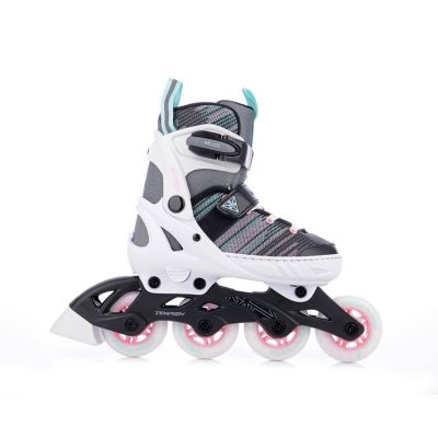 8. Verstellbare Schlittschuhe/Inlineskates TEMPISH Systent Girl Duo