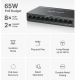 5. Mercusys MS110CP Netzwerk-Switch mit PoE-Unterstützung, Schwarz