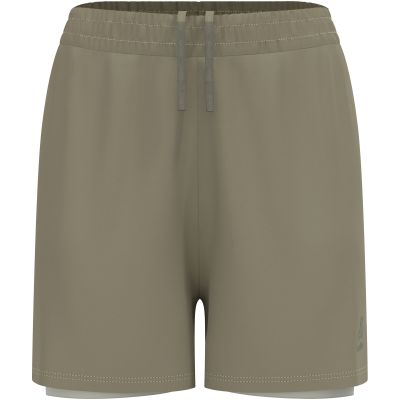 5. Damen-2-in-1-Shorts Odlo ESSENTIAL 4 INCH, beige