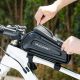 5. Wozinsky Fahrradtasche für den Rahmen, gepanzert, mit Handytasche, 1,7 l - schwarz