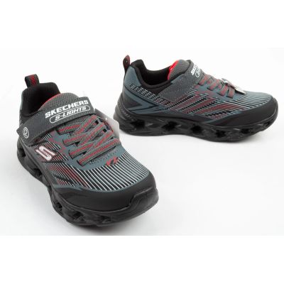 8. Skechers Veltrox 2.0 LED Kinder-Sportschuhe für Jungen mit Klettverschluss