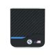 5. BMW Carbon Blue Line Hülle für Samsung Galaxy Z Flip 6 - schwarz