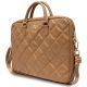 2. Guess Quilted 4G-Tasche für einen 16-Zoll-Laptop – braun