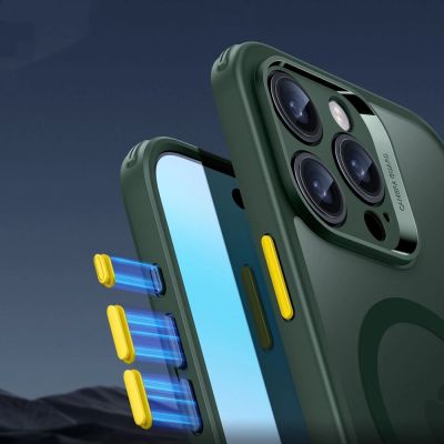 6. ESR Classic Pro Set Halolock MagSafe Hülle für iPhone 16 Pro Max – grün