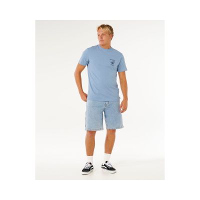 3. Herren-T-Shirt RIP CURL Desti Animals Tee blau