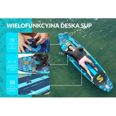 2. SUP-Board SKATINGER Asiaticus 350x89x15 cm Yoga