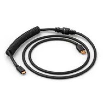 7. Glorious GMMK Spiralkabel Phantom Black, USB-C/USB-A, schwarz