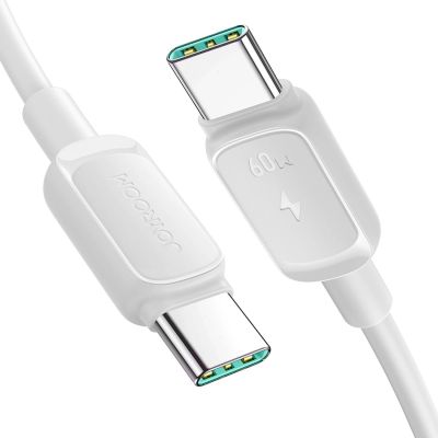 3. Joyroom S-A14 USB-C-Kabel – USB-C 60 W 1,2 m – Weiß