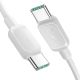 3. Joyroom S-A14 USB-C-Kabel – USB-C 60 W 1,2 m – Weiß