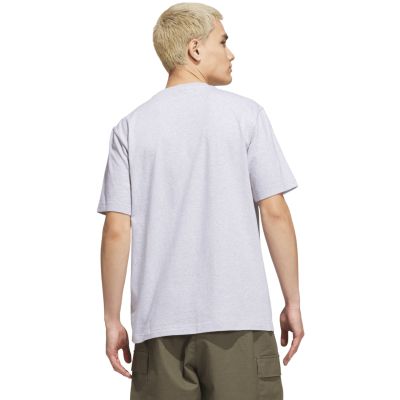 3. adidas Varsity Tailsweep Grafik Herren-T-Shirt Grau KS2179