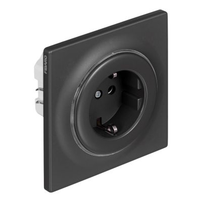 5. FIBARO Outlet Walli Typ F Intelligente Steckdose, Anthrazit (FGWOF-011-8)