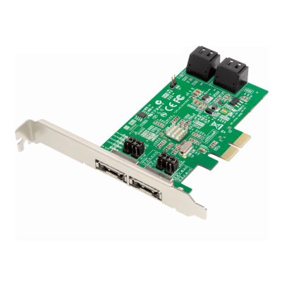 2. Dawicontrol PCI PCI-e DC-624e RAID R2 Karte 4-Kanal SATA 6G Einzelhandel