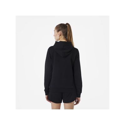 6. Rossignol W Logo Sweat Hood Fl schwarz