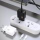 6. Dudao A26LEU PD 20W GaN USB-C Wandladegerät mit USB-C-auf- Lightning Kabel – Schwarz