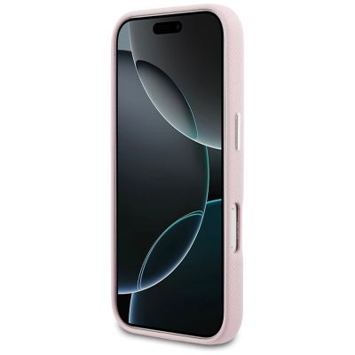5. Karl Lagerfeld MagSafe Hülle mit Karl-Kopf-Logo für iPhone 17 Pro Max – Pink