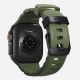 2. Nomad Rocky Point Armband, schwarzes Leder, Titan