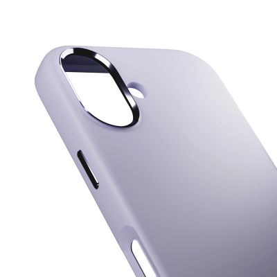 5. Puro Icon Mag Pro Flüssigsilikonhülle für iPhone 17, MagSafe-kompatibel, mit Kameraschutz und Aluminiumknöpfen – Pink