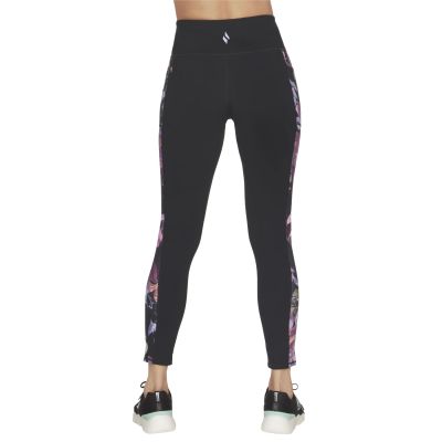 2. Skechers Ultraviolet Leggings mit hoher Taille und voller Länge WLG249-BKPR Schwarz L