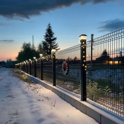 25. GRÜNBLAU SOLARLAMPE FÜR EINEN POST 100*100 - UMSCHLAGBEDECKUNG GB128