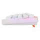 3. CHERRY K5 PRO TMR COMPACT Gaming-Tastatur USB QWERTZ Deutsch Orange, Weiß