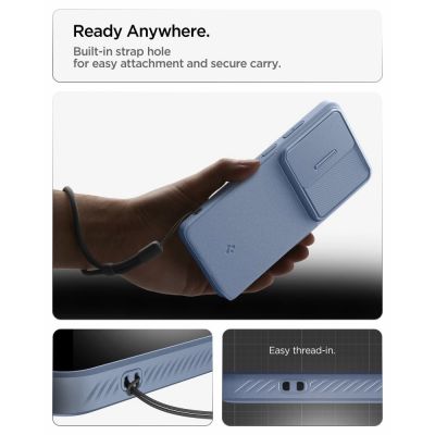 10. Spigen Optik Armor Schutzhülle für Samsung Galaxy S26 Ultra – Blau